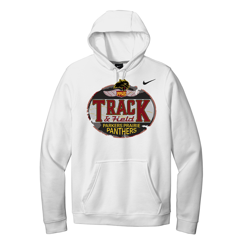 PANTHER TRACK Nike Club Fleece Pullover Hoodie JAK s Embroidery Screenprinting